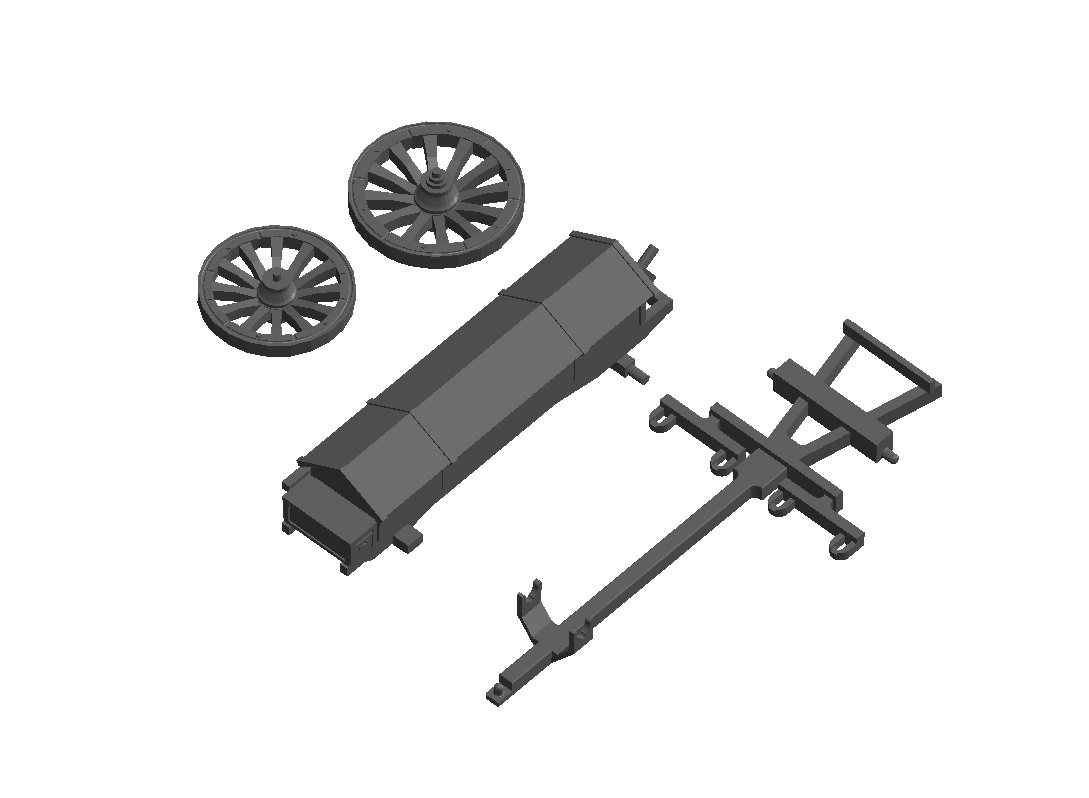 Napoleonic Ammunition Carriage