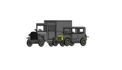 STL Pack: Truck + Victorian Car