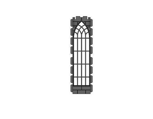 STECK double height Gothic window