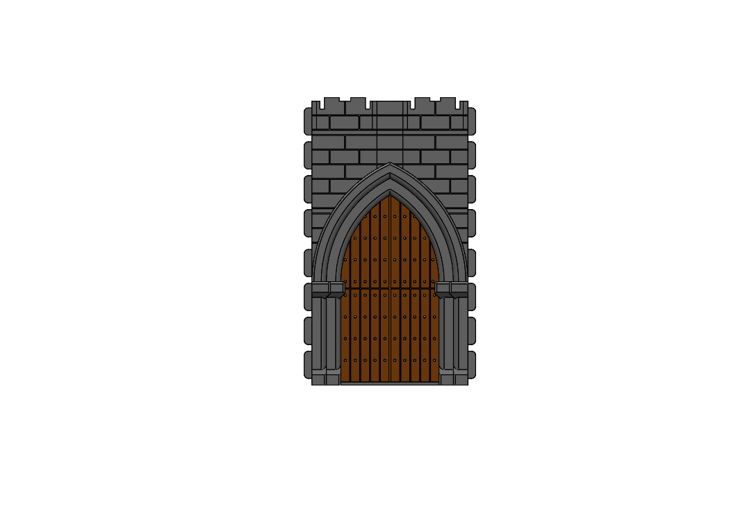 Puerta Medieval STECK 2x2