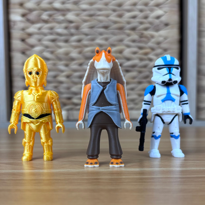 Soldado Clon 501st (sin Accesorio)